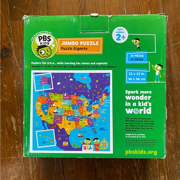 Kids’ Map of the USA Puzzle - Picture 2 of 4